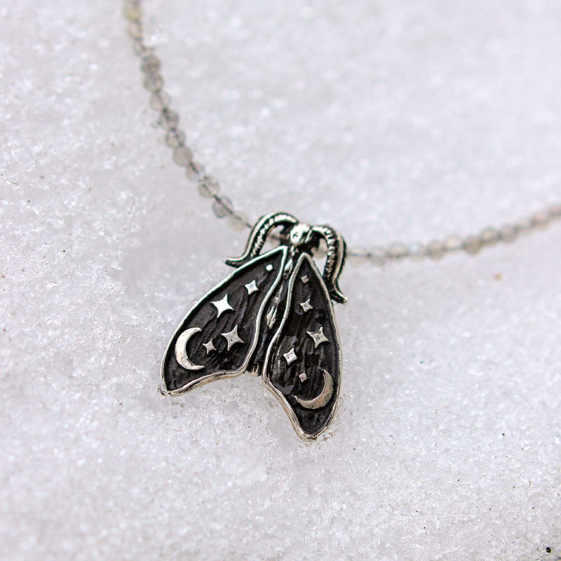 Чокер Мотылек с кварцем