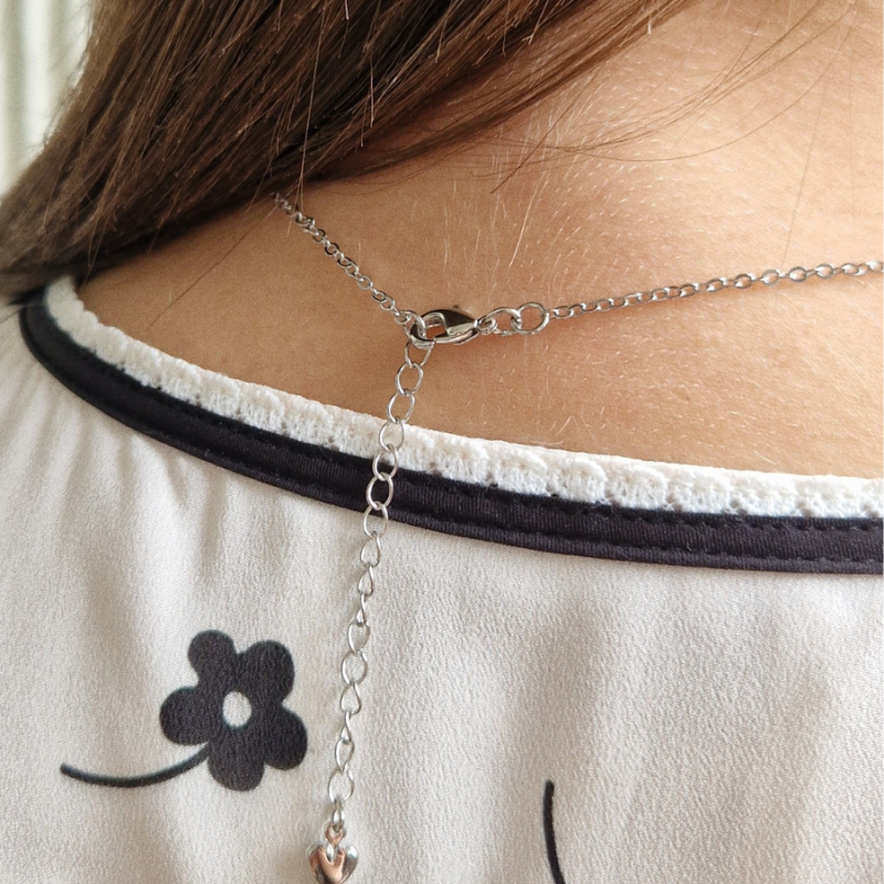 Цепочка с подвеской Мурашка с жемчугом