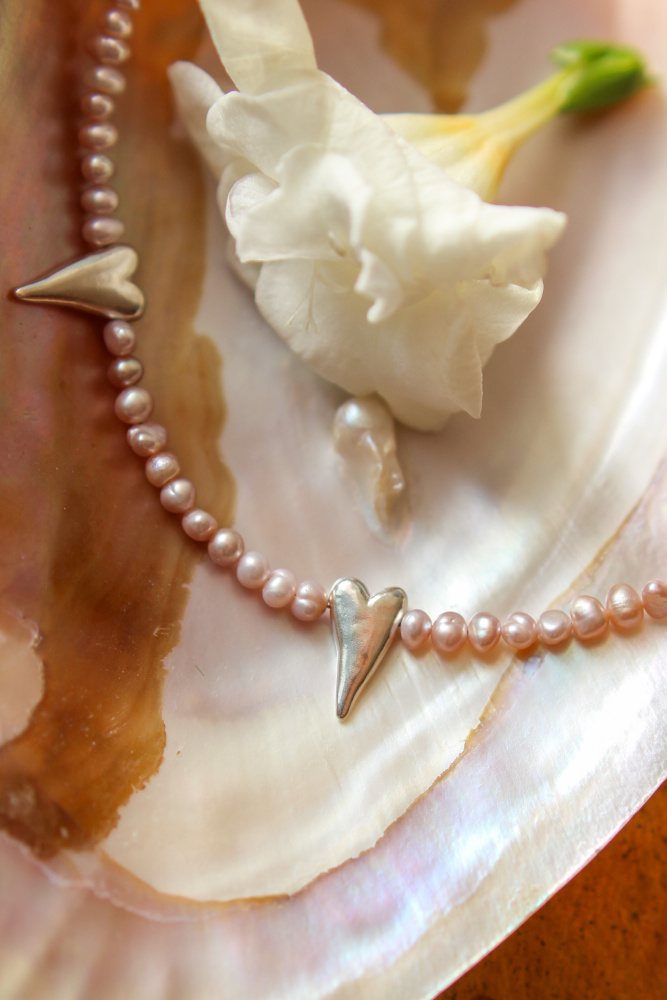 Чокер Афродита с жемчугом 