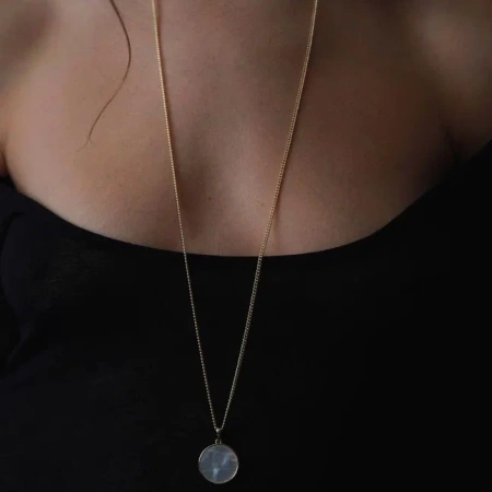 Цепочка с настроением Лунная золотистая