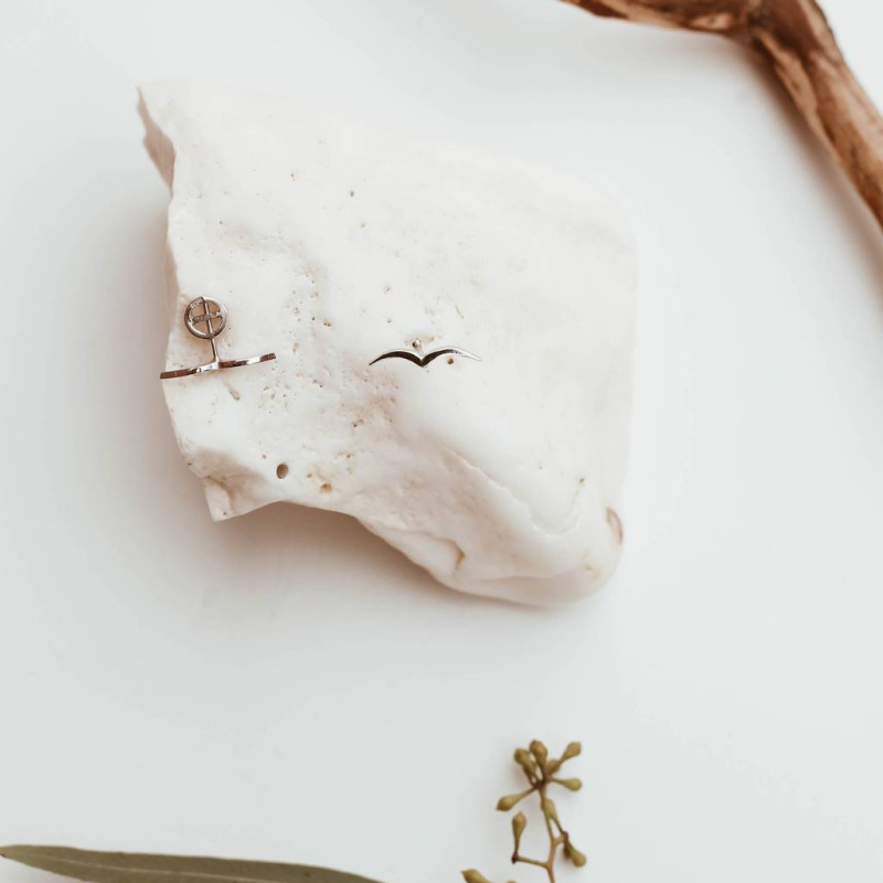 Серьги Чайки