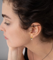 Серебряные серьги Улитки