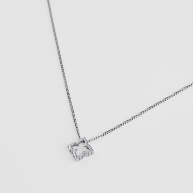 Серебряная подвеска с цепочкой Peonia