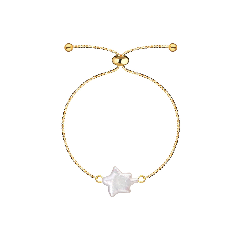 Браслет Твоя звездочка в покрытии золотом