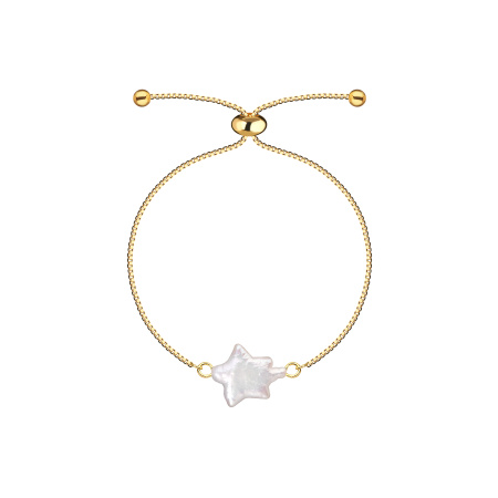 Браслет Твоя звездочка в покрытии золотом