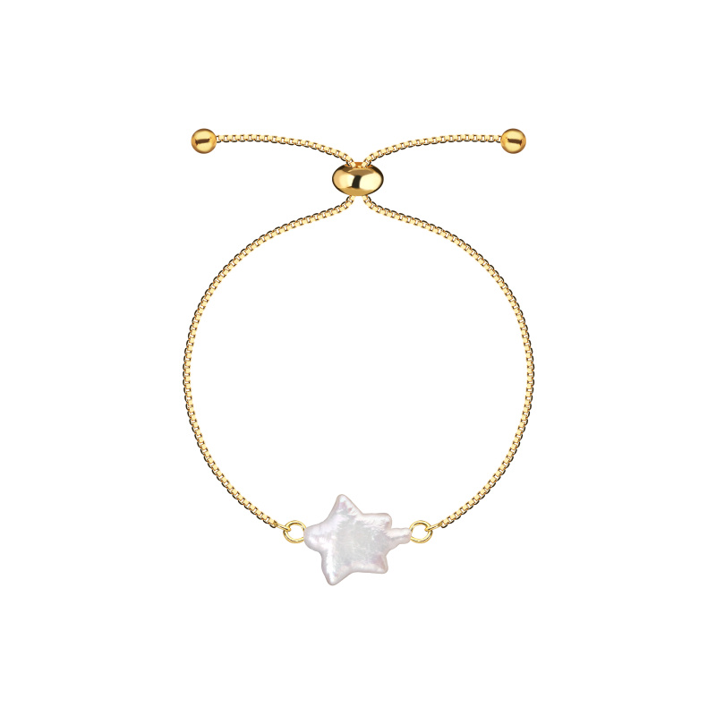 Браслет Твоя звездочка в покрытии золотом