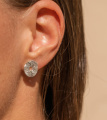 Серебряные серьги Атоллы мини