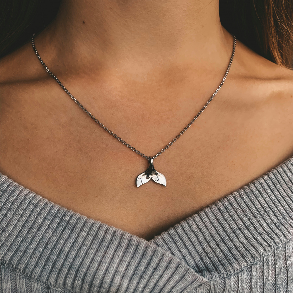 Серебряное колье Кит