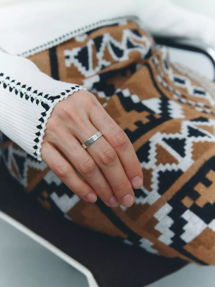 Серебряное кольцо Nomad