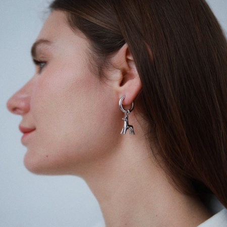 Серьги ассиметричные По коням