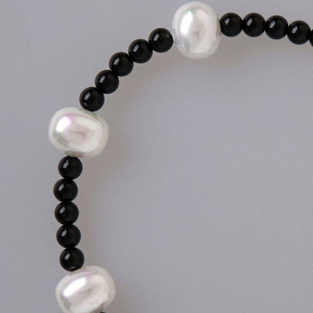 Чокер Тифлис с агатом и жемчугом