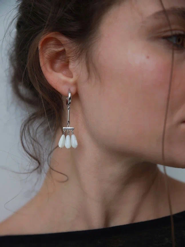 Серьги с настроением Нежная