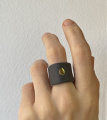 Кольцо Чёрная капля