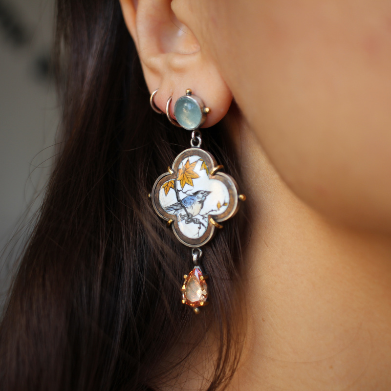 Серьги Осень