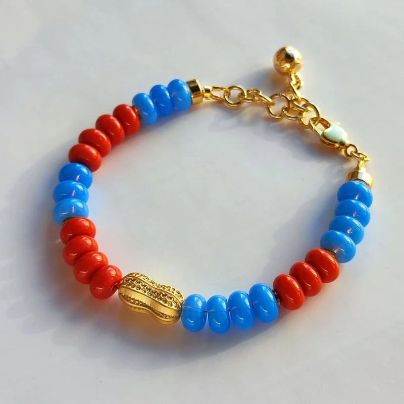 Браслет Peanut gold