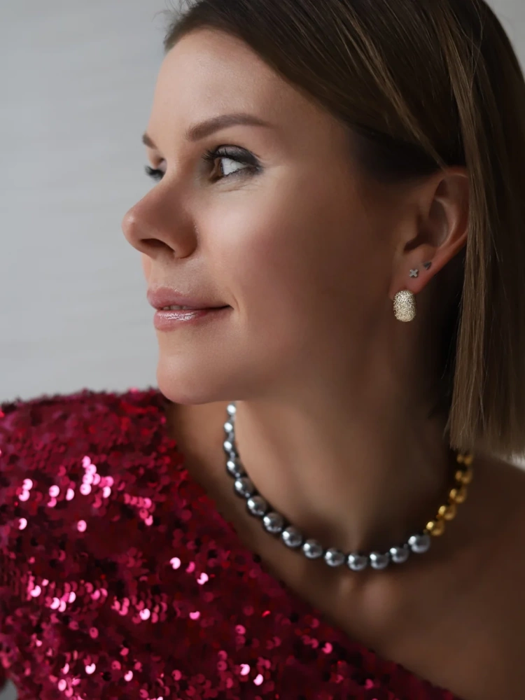 Серьги Sparkling Gold