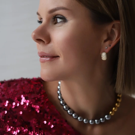 Серьги Sparkling Gold