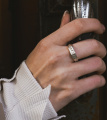 Серебряное кольцо Ego