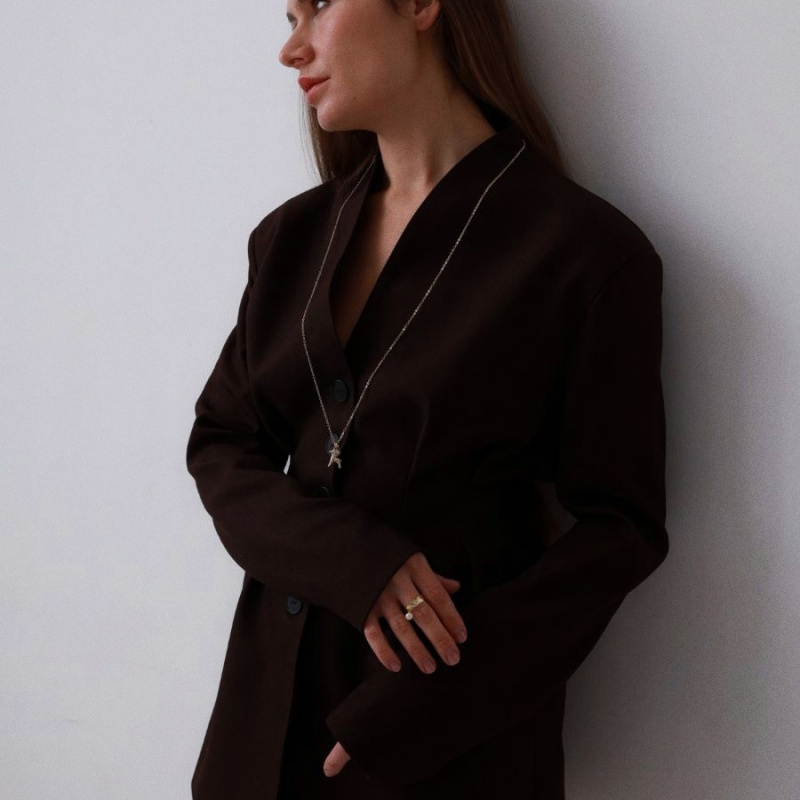 Подвеска Ход конём в покрытии золотом