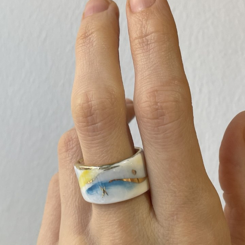 Кольцо Волна