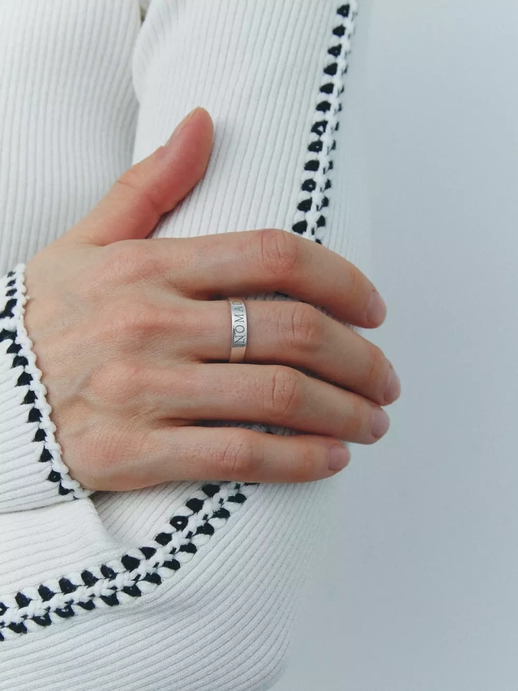 Серебряное кольцо Nomad