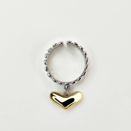 Кольцо с подвеской Just love gold