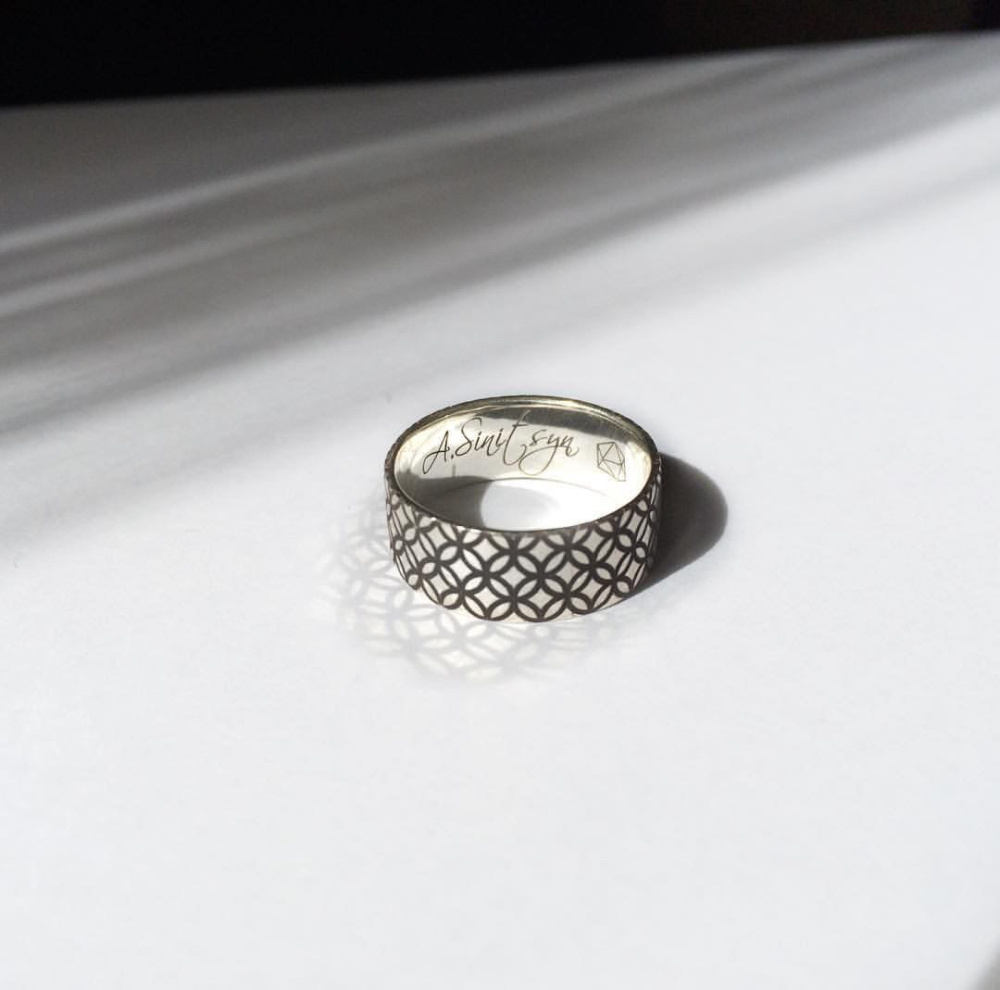 Серебряное кольцо Ажурное