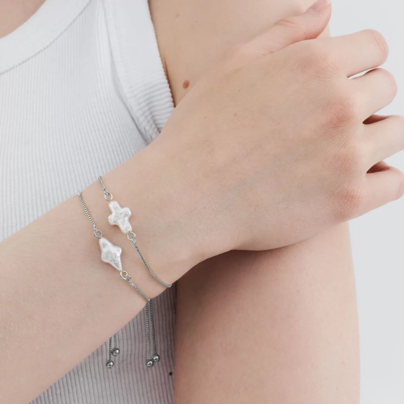 Браслет Pearly Star Silver