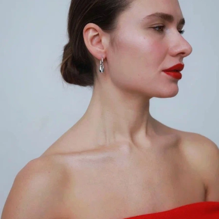 Серьги с настроением Таинственная