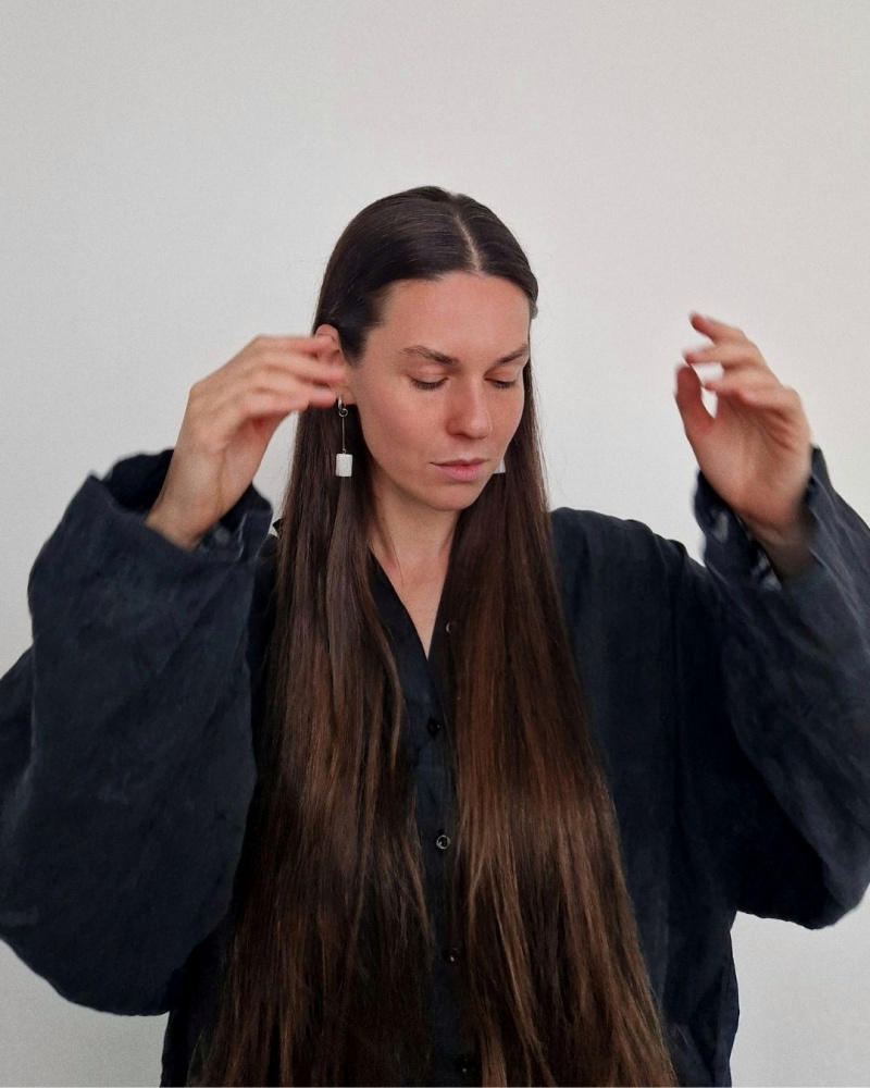 Серьги Тифлис с перламутром