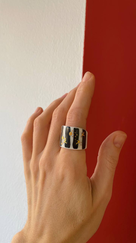 Кольцо Зебра