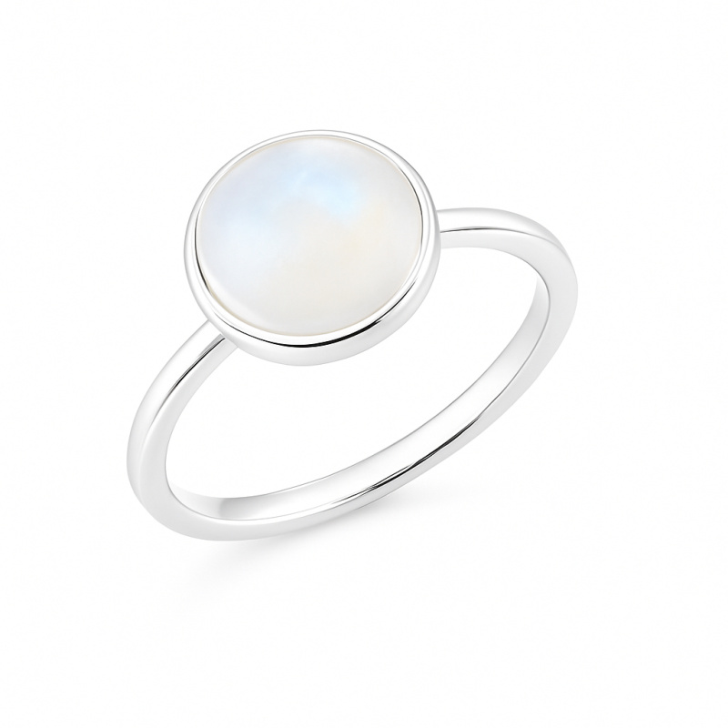 Кольцо Комо с лунным камнем