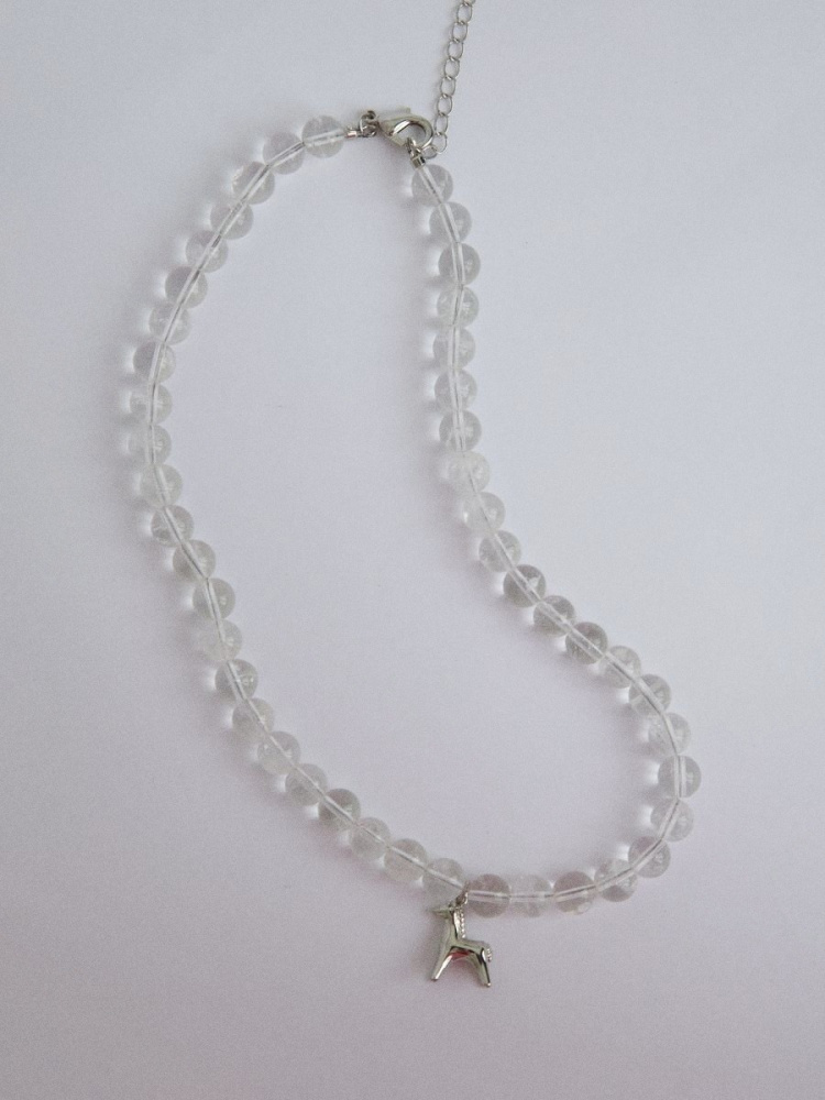 Чокер Хрустальный конь с горным хрусталём