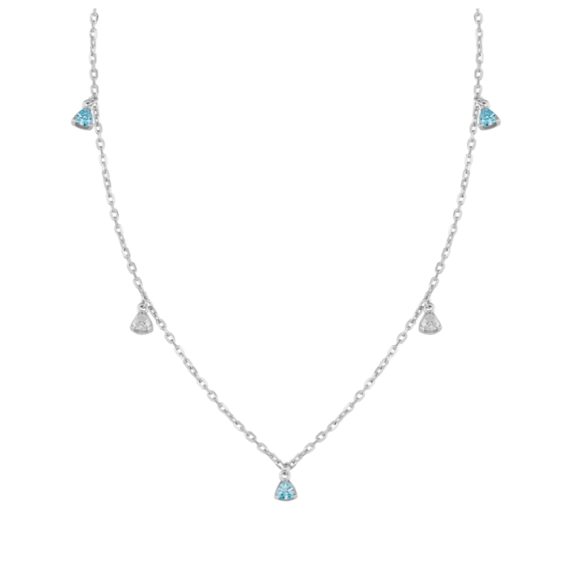 Колье Borghese с фианитами