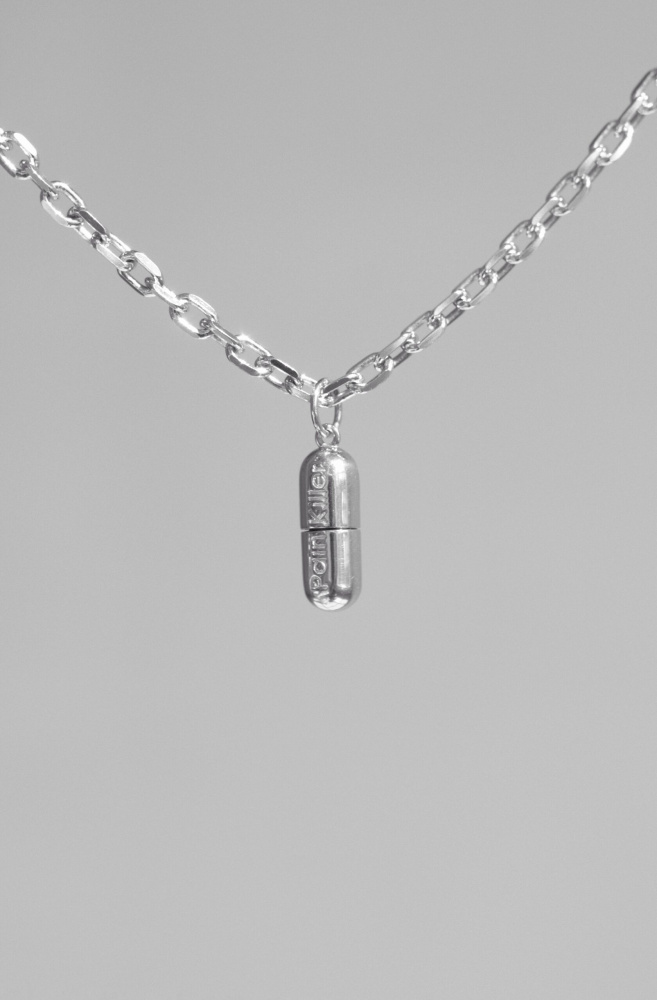 Серебряная подвеска Обезболивающее (Pain Killer)