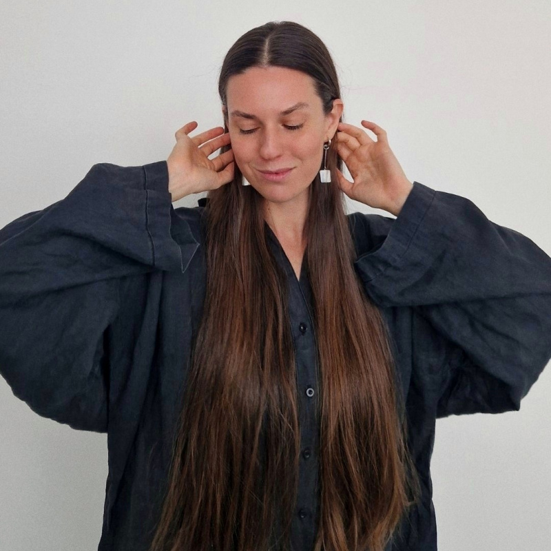 Серьги Тифлис с перламутром