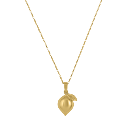 Подвеска с лимоном глянцевая в покрытии золотом (LIMONCELLO)