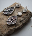 Серебряные серьги Ирисы