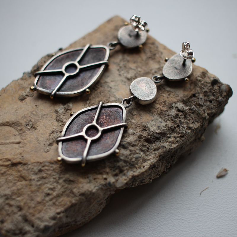 Серьги Ирисы