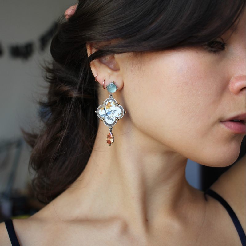 Серьги Осень