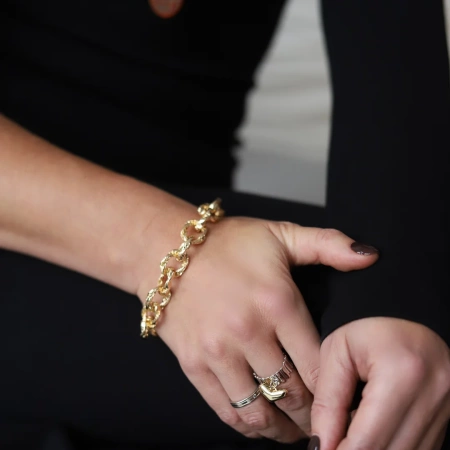 Кольцо с подвеской Just love gold