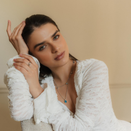 Колье Borghese с фианитами