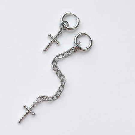 Серьги Flow cross