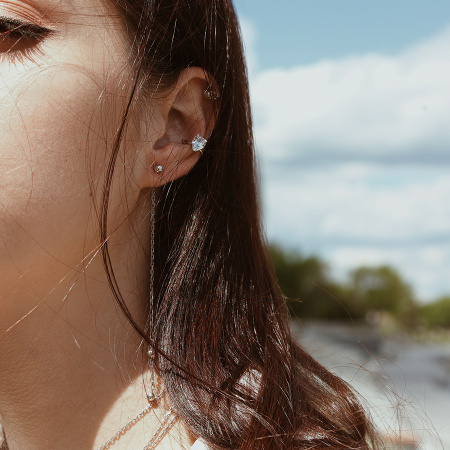 Кафф Роса на середину уха