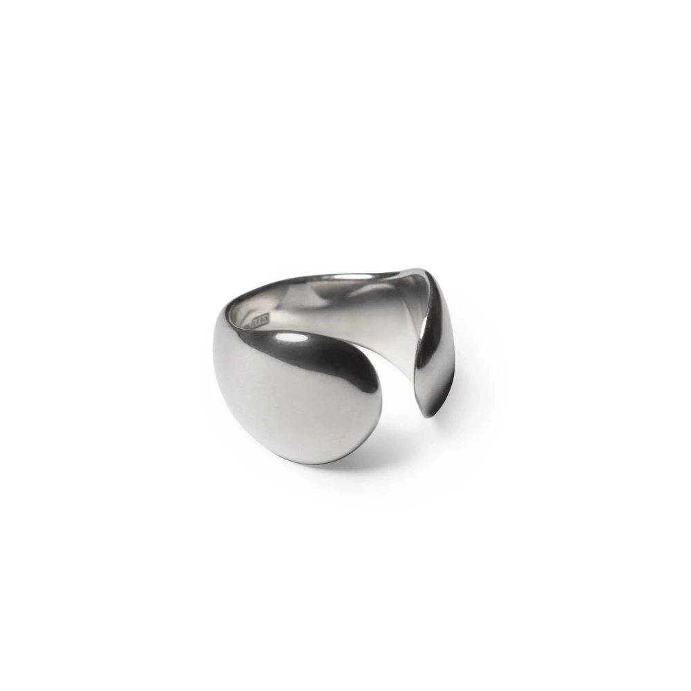Серебряное кольцо Fluid R014
