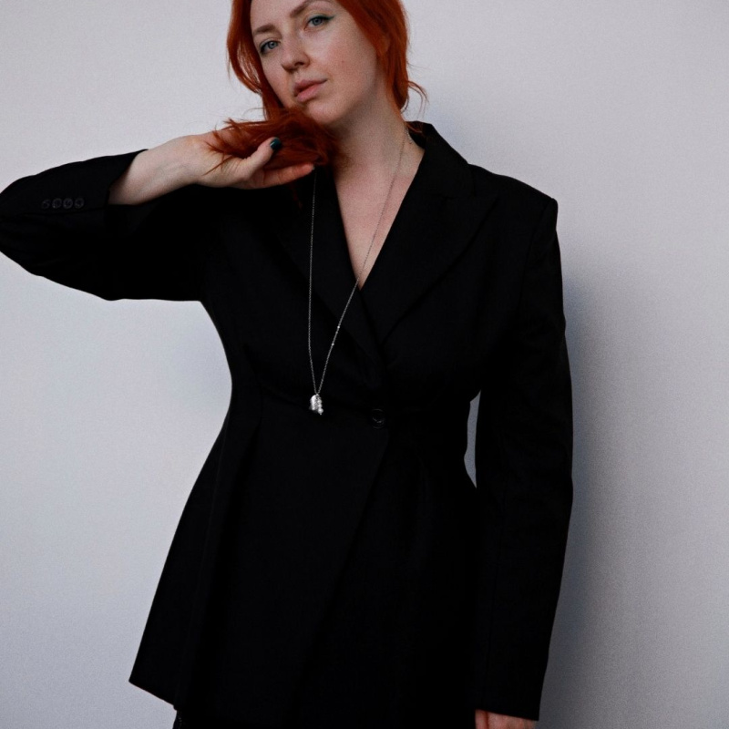 Цепочка Жигулевское море с ракушкой и жемчугом