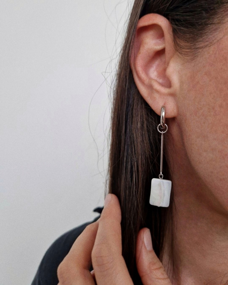 Серьги Тифлис с перламутром