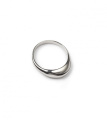 Серебряное кольцо Fluid R006