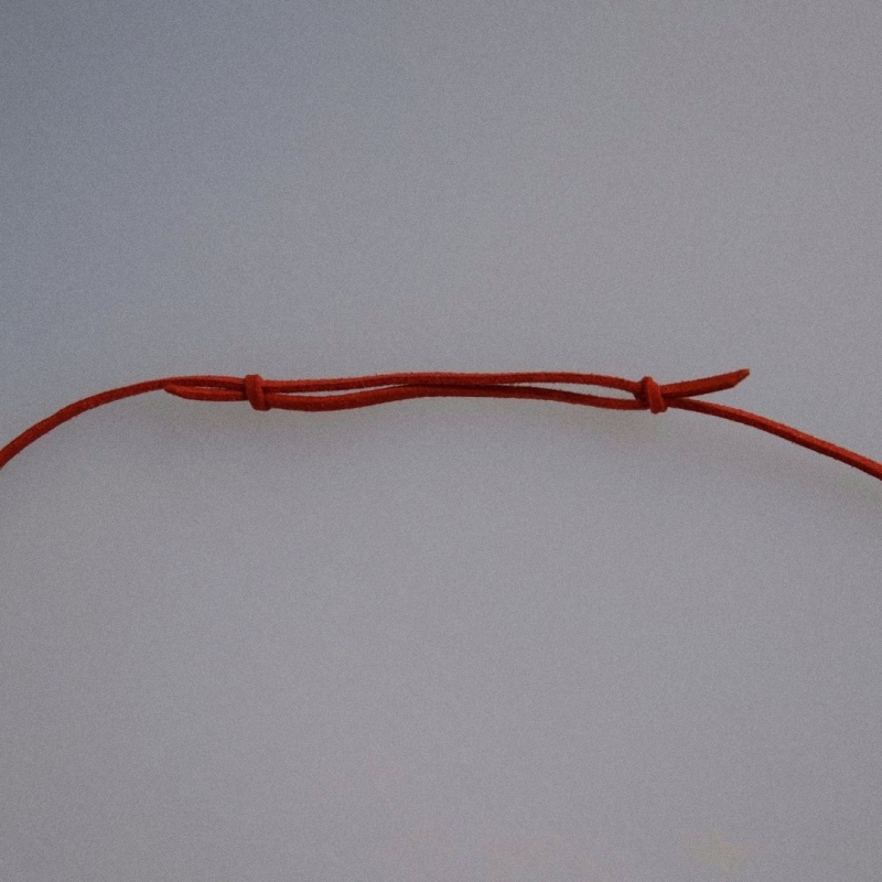 Кулон на шнурке Тифлис с семечкой в винном цвете