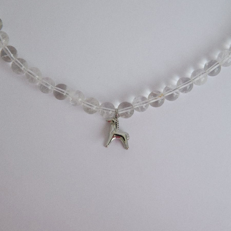 Чокер Хрустальный конь с горным хрусталём